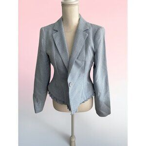 NANETTE LEPORE Vintage Blue Jacket Blazer Size 10